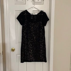 Lace dress with built in slip